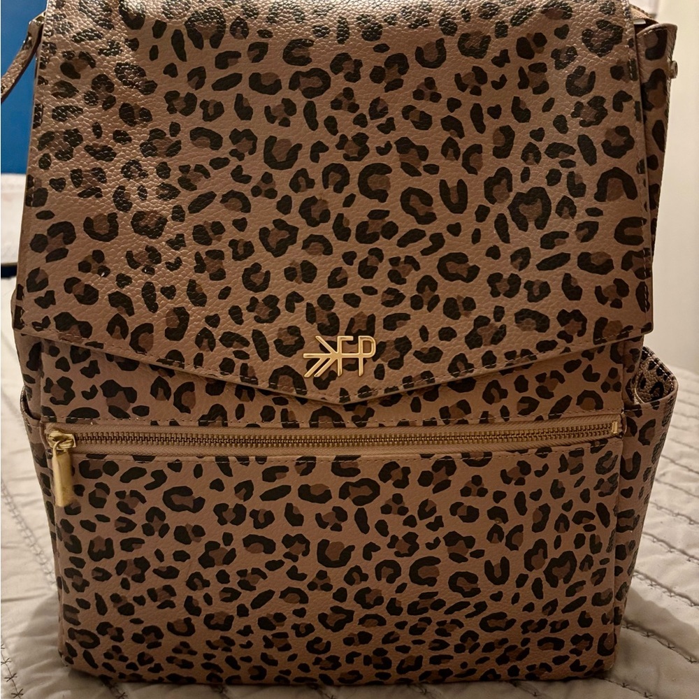 Freshly Picked Brown Leopard Backpack